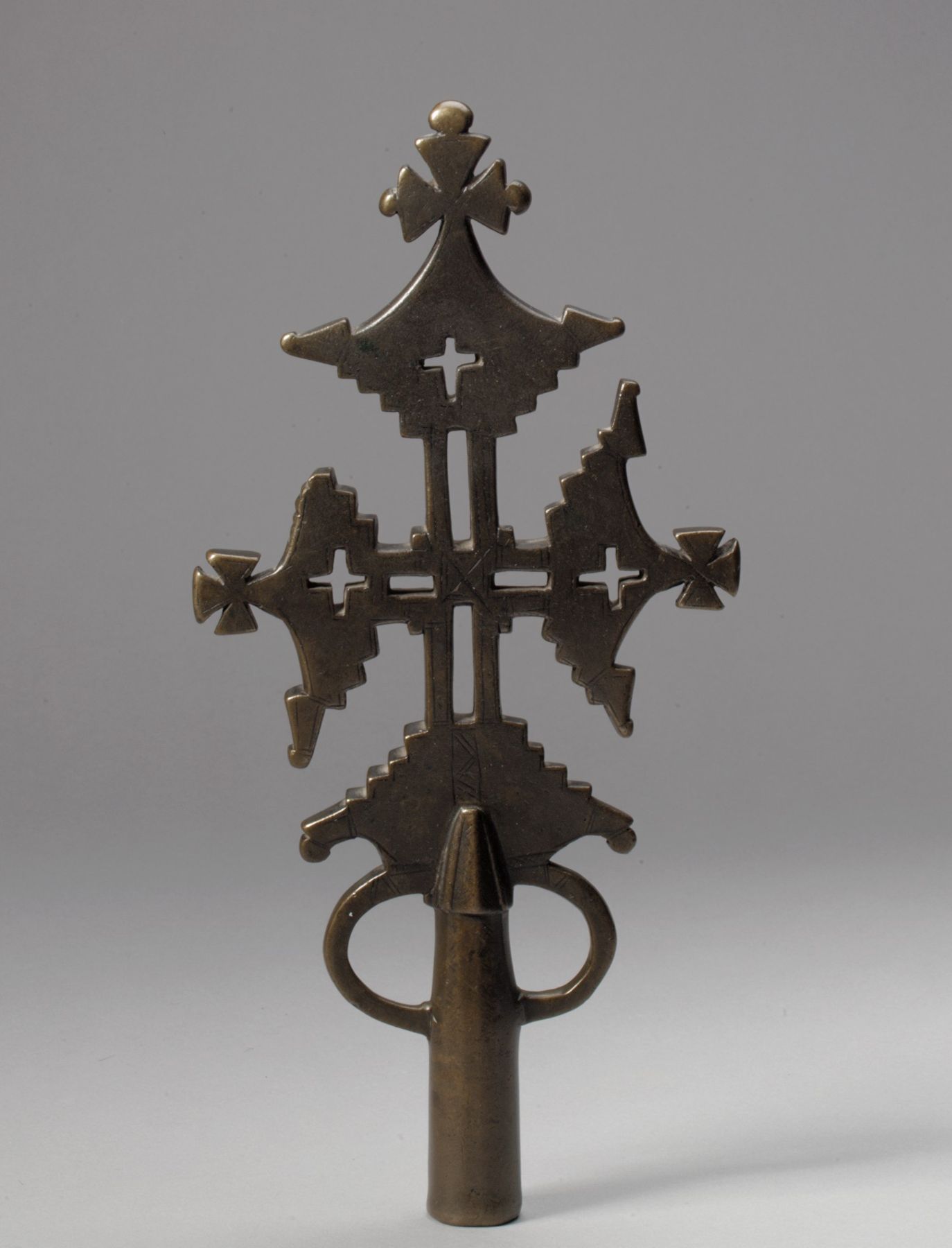 An Ethiopian processional cross, 14th–15th century